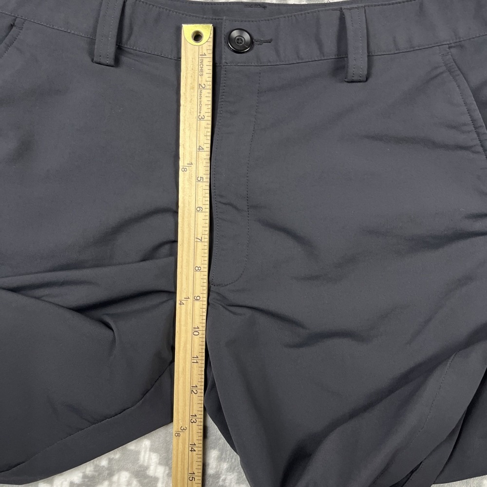 Under Armour Leaderboard Golf Shorts Mens 36 Black Lightweight Stretch Causal - Picture 5 of 10
